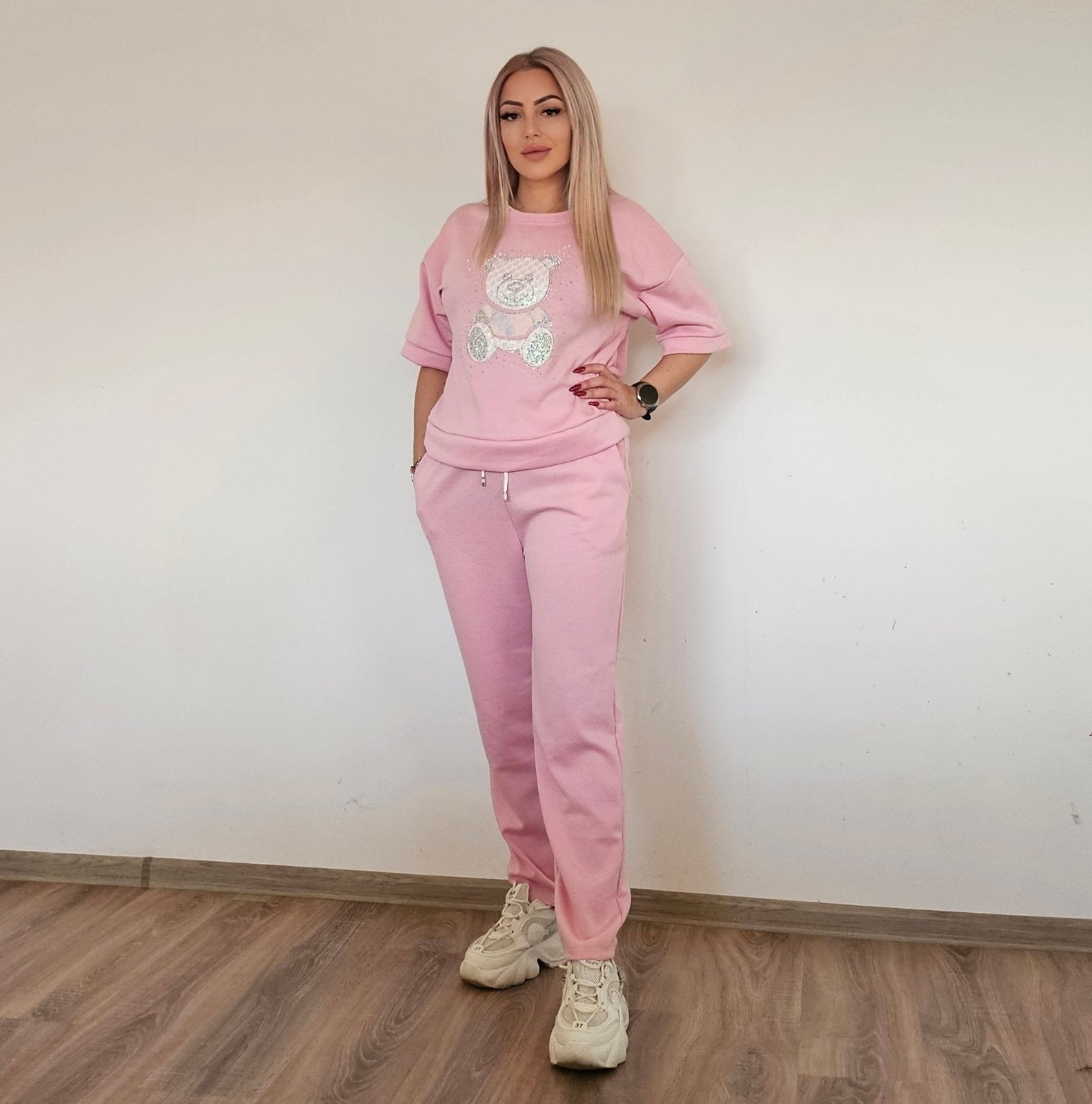 Комплект Лени розов