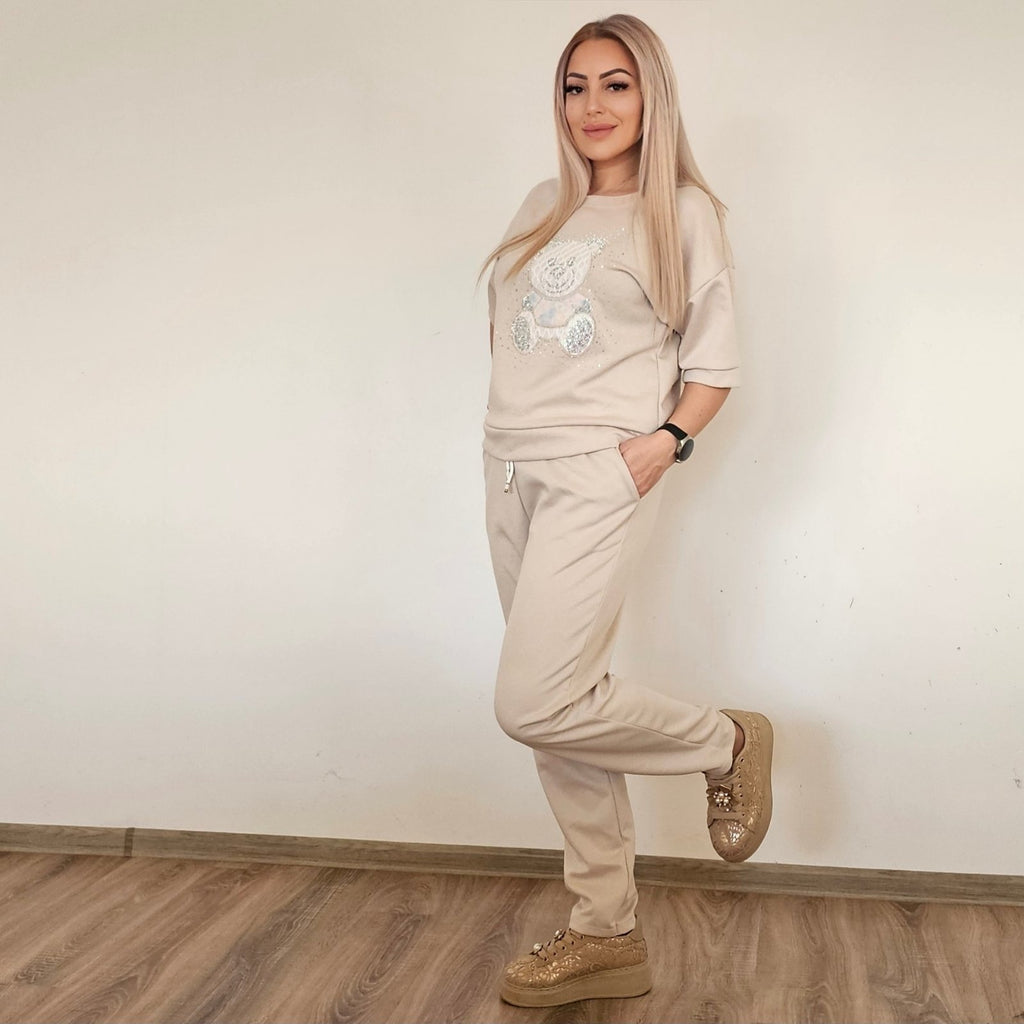 Комплект Лени бежов