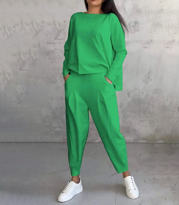 Дамски комплект Виктория зелен