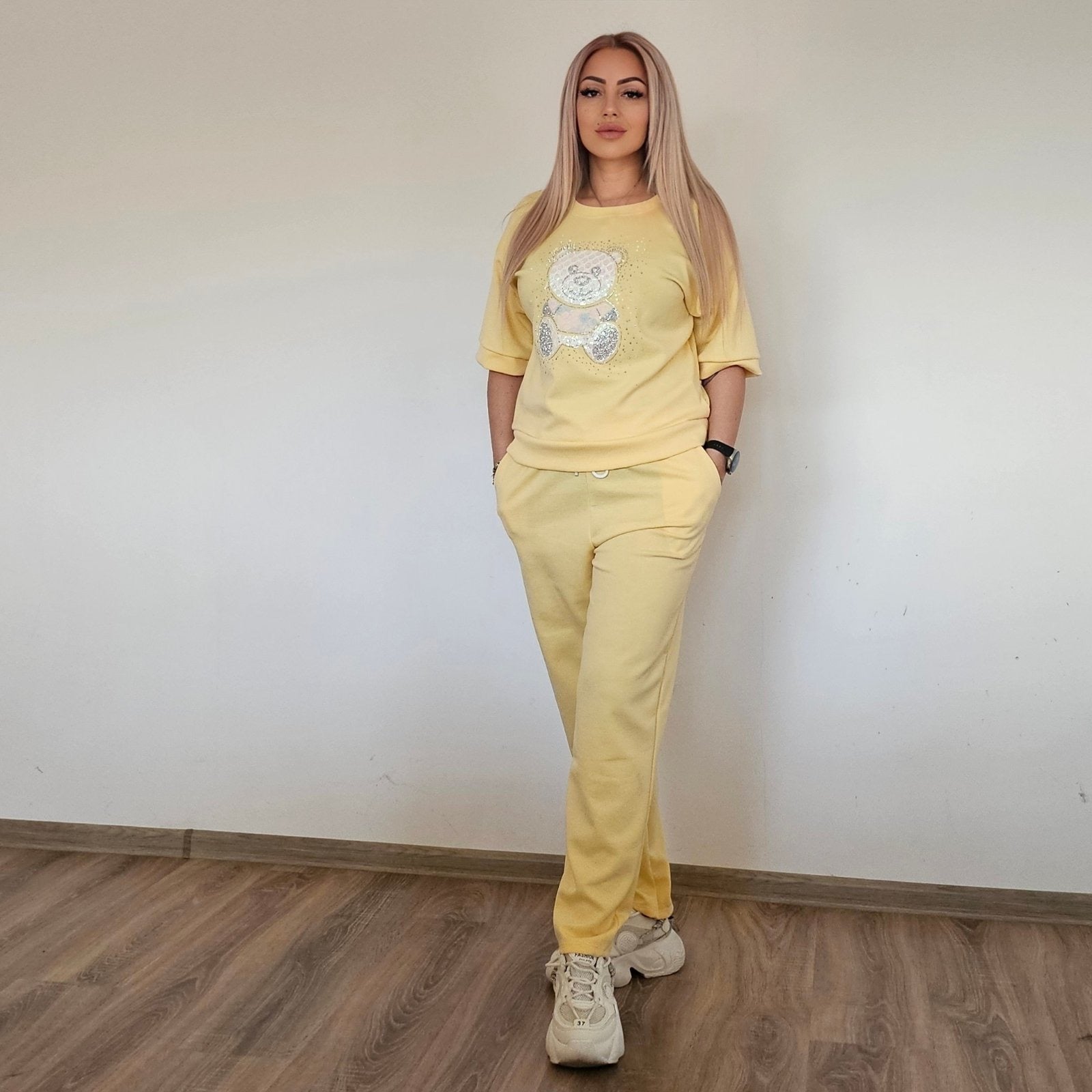 Комплект Лени жълт