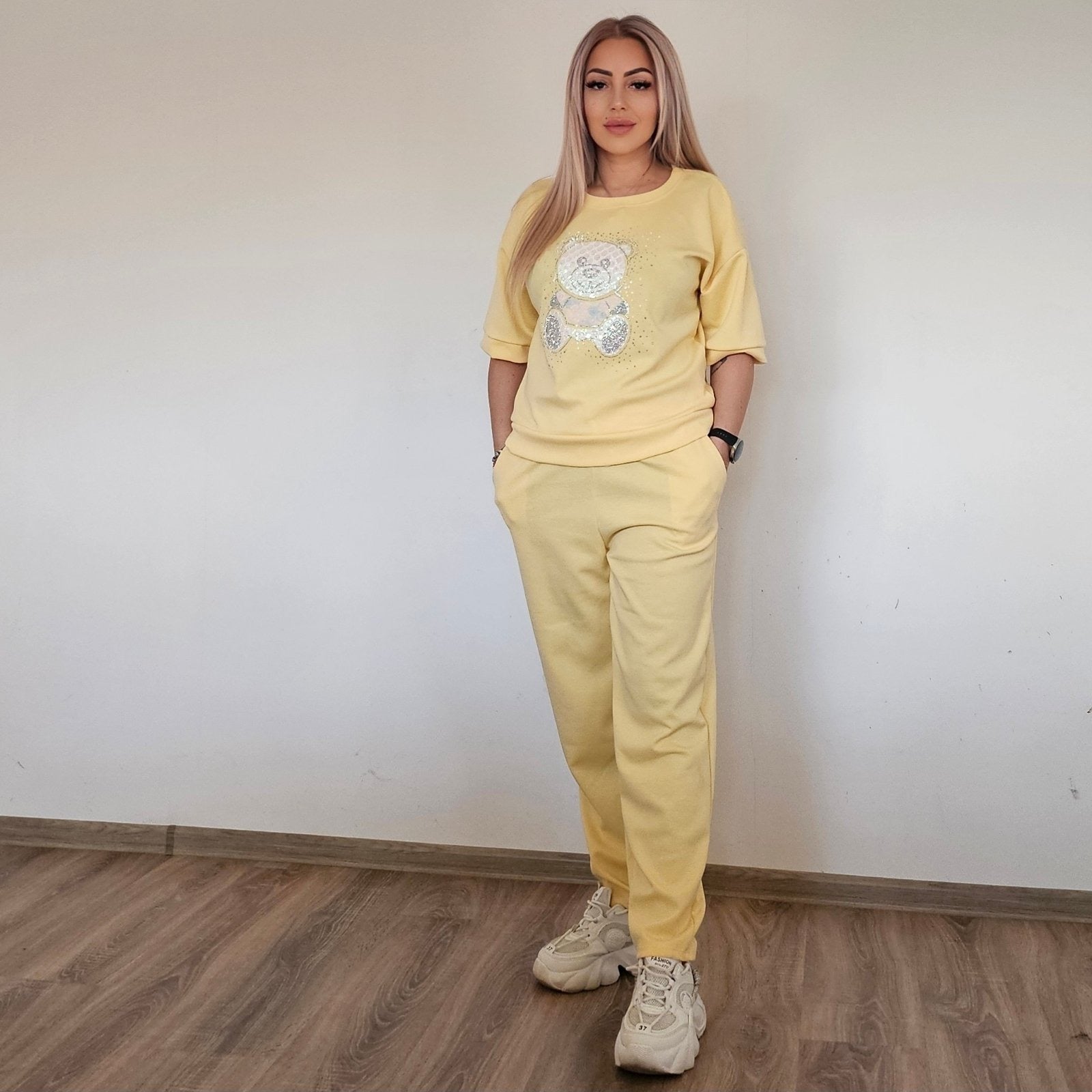 Комплект Лени жълт