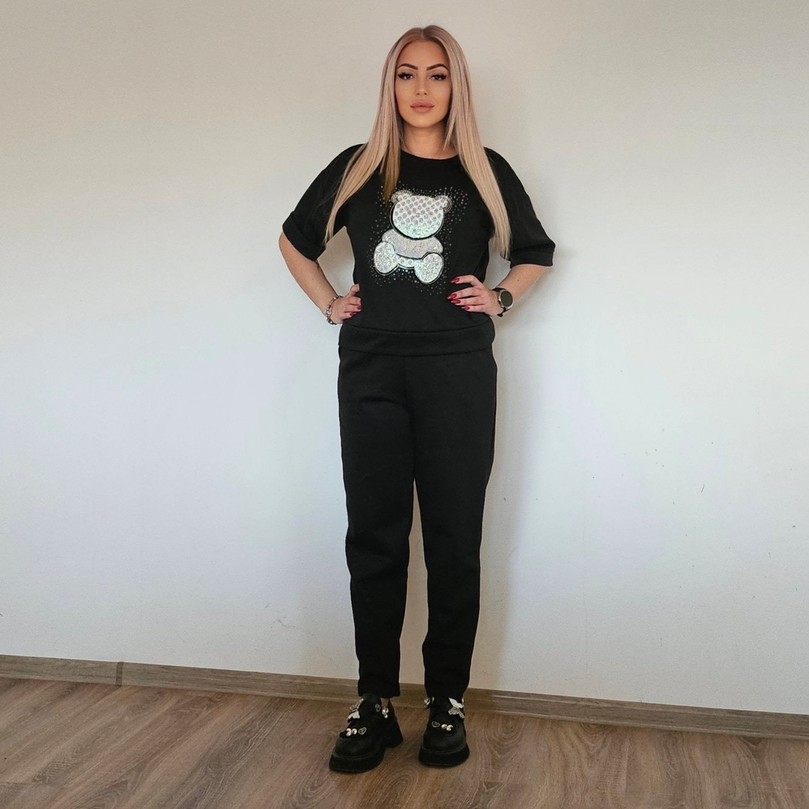 Комплект Лени черен