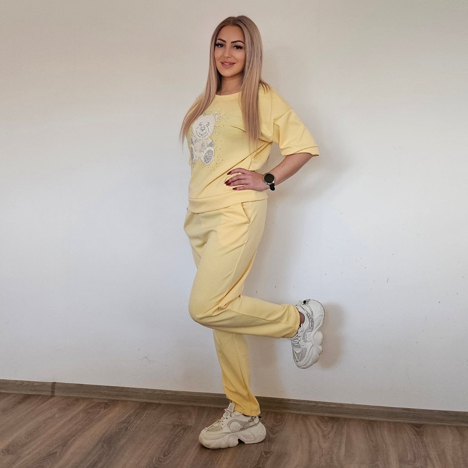 Комплект Лени жълт