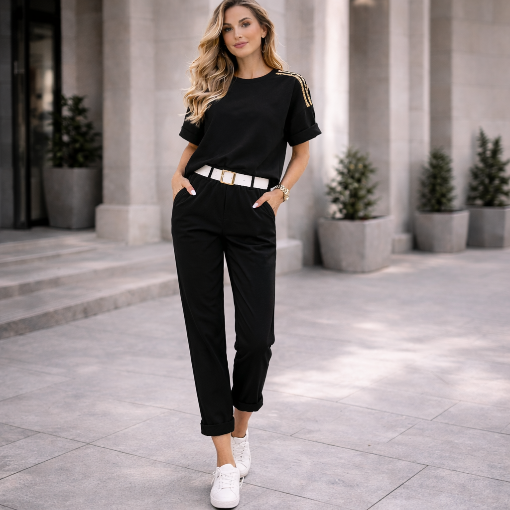 Модерен комплект Кати черен