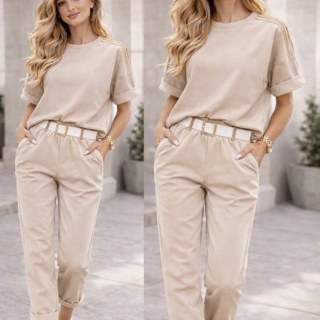 Модерен комплект Кати бежов