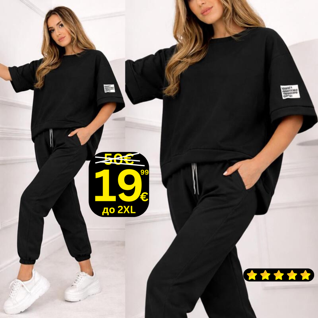 Удобен комплект Пламена черен