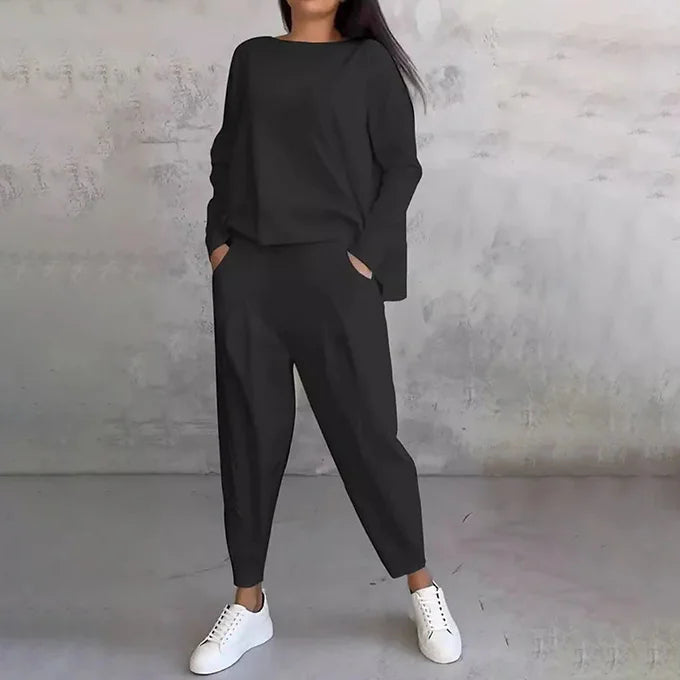 Дамски комплект Виктория черен