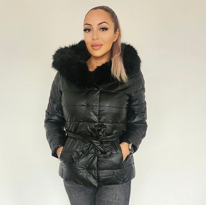 Зимно кожено яке Дениз