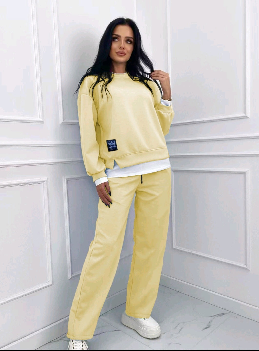 Комплект Мели жълт