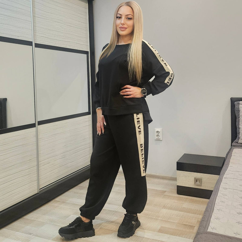 Дамски Комплект Believe черно